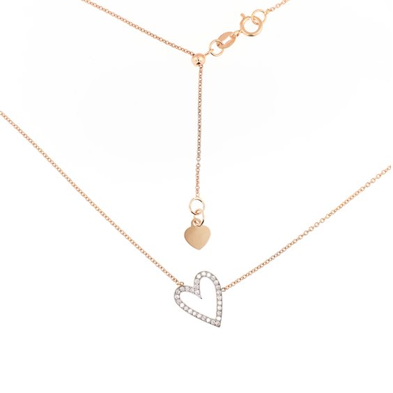 Collier Cuori & Frecce Femme in Or rosé PGCUO/W - PGCUO/W